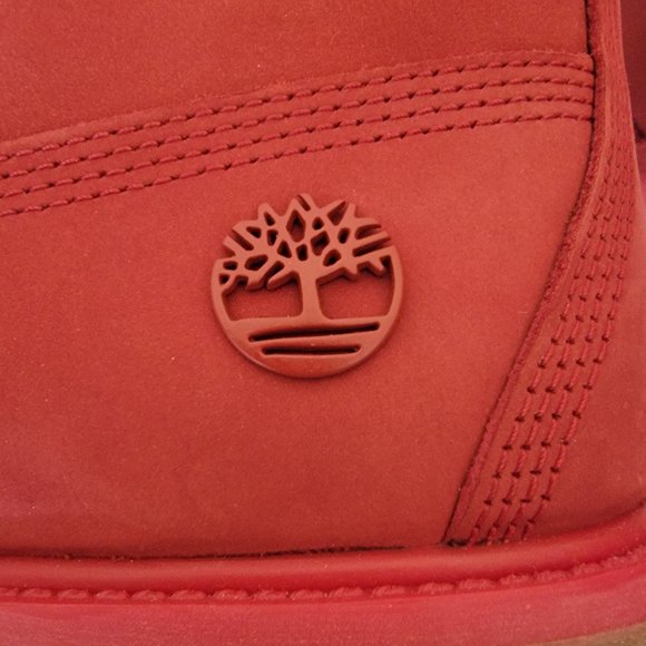 Timberland Premium Waterproof Lug Sole Boot, RUBY NUBUCK LEATHER,Size 8.5, NWOB - Picture 7 of 16